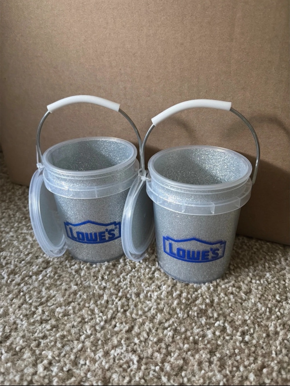 Lowes Limited Edition Glitter Mini Buckets